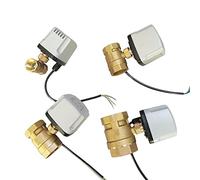 Robinet à boisseau sphérique motorisé en laiton, étanche IP65, 3 fils, 5,1 cm, double commande, pour applications 220 V, 24 V, 12 V, remplace solénoïde, durable et fiable
