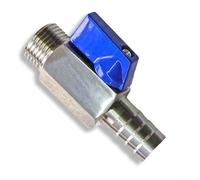 Robinet à boisseau sphérique pagode en acier inoxydable 304, filetage G, haute pression 1,6 MPa pour mini vanne pour eau, huile, gaz, DN15/DN10 usage industriel (DN10-10 mm)