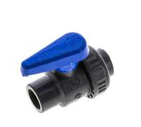 Robinet à boisseau sphérique PVC 2 voies Union Simple Rp 1/2'' EPDM