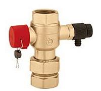 robinet à Caleffi 558056 3/4 "x1", avec purge, pour Ausdehnungsgefäße
