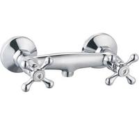 Robinet à deux poignées Rousseau Beverley Gris Métal Laiton 15 cm Douche