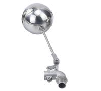 Robinet À Flotteur Coudé En Acier Inoxydable, 1/2" 3/4" 1" 4" Robinet À Boisseau Sphérique Flottant Coudé À 90 Degrés Contrôle De Débit For Citerne/réservoir D'eau D'expansion, 1 Pièces(DN15)