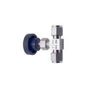 Robinet à pointeau réglable, diamètre extérieur 3, 4, 6, 8, 10, 12, 14 mm, raccord de tube à double bague de compression 1/8", 1/4", acier inoxydable 304(3mm)