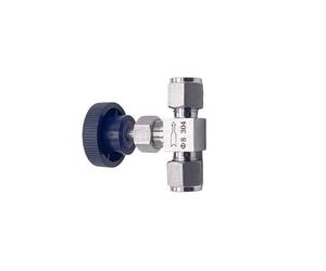 Robinet à pointeau réglable, diamètre extérieur 3, 4, 6, 8, 10, 12, 14 mm, raccord de tube à double bague de compression 1/8", 1/4", acier inoxydable 304(1/4")