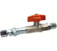 Robinet à tournant sphérique de gaz GOK avec TAE RVS 8mm bds. PN5