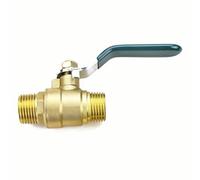 Robinet à tournant sphérique en laiton 1/2" DN15, poignée longue, options de filetage mâle/femelle, arrêt port complet grand diamètre(ET+ET)