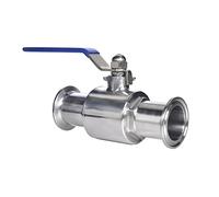 Robinet à tournant sphérique rapide d'acier inoxydable de 19mm 25mm 32mm 304 robinet serrage manuel ouverture(19mm)