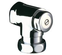 Robinet arrêt équerre TEMPOCHASSE F1'' F1''1/4 chromé - DELABIE - 765000
