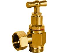 robinet arrêt - pour wc - equerre - diamètre 12 x 17 - laiton - altech 4071049