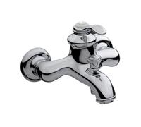 Jacob Delafon - Mitigeur bain-douche mural Fairfax - Mécanique - Design rétro - Installation facile - 17x15x15cm - Finition Chrome - E71090-CP