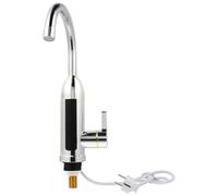 Robinet Chauffant Électrique 3kw Ac220v, Affichage Numérique, Blanc | Chauffage Rapide, Eau Froide et Chaude, Prise Ue, Plastique et Acier Inoxydable, Écoles et Hôpitaux
