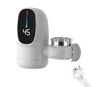 Robinet Chauffe-Eau Instantané Sans Réservoir Accessoires de montage et | Chauffe-eau électrique instantané rapide LED affichage température Accessoires pour intéri