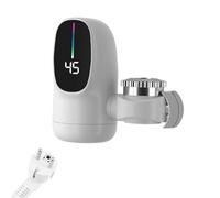 Robinet Chauffe-Eau Instantané Sans Réservoir Raccord chauffant 3000 W | Robinet d'Eau Électrique Chauffe Rapide Cuisine Et Salle De Bain Accessoires pour intérieur, hôtels, sanitaires, camping-ca