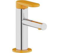 Robinet chromé pour lavabo enfant, avec poignée orange VitrA A42666