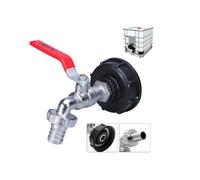Robinet - Connecteur à filetage 1/2"" - Résistant au gel - 1000L - Récupérateur d'eau de pluie