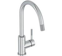 Jacob Delafon - Mitigeur d'Évier de Cuisine Edgar - Douchette extractible - Bec pivotant - Économie d'eau - 38,8x26,4x14,4cm - Finition Chrome - E23309-CP