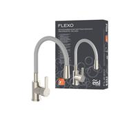 Robinet cuisine gris et inox Eisl FLEXO