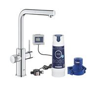 Robinet Cuisine Grohe Blue Pure Minta Chrome Bouche L Avec Douche Amovible 3