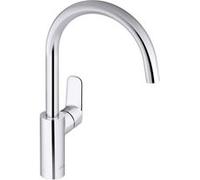 Jacob Delafon Mitigeur évier July+ monocommande col de cygne orientable chromé E35686-4-CP