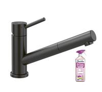 Robinet cuisine rabattable VILLEROY ET BOCH Como Shower window Anthracite + nettoyant