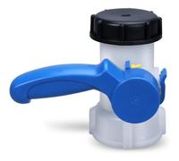Robinet - Cuve 1000L - DN40 - Adaptateur IBC - Universel