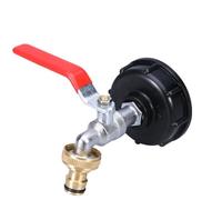 Robinet Cuve 1000L Recuperateur Eau De Pluie - Adaptateur Réservoir d'eau IBC - Noir