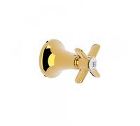 Robinet d’arrêt à fileter 1/2” Indice céramique (chaude) - TRES 24215502OR