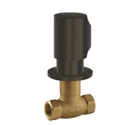 Robinet d’arrêt encastréRaccord fileté femelle : 1/2". Noir bronze - TRES 06115501KMB