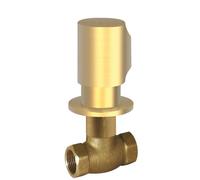Robinet d’arrêt encastréRaccord fileté femelle : 3/4". Or Mat 24K - TRES 06151101OM