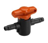 Robinet d?arrêt GARDENA Micro-Drip-System - 4,6 mm ? Pour la régulation ou l?arrêt sur chaque tuyau ? Contenu 2 pièces (13217-26)