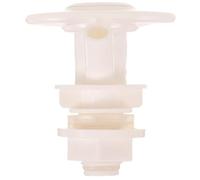 Robinet D’eau en Plastique Beige à Bouton Poussoir pour Distributeur | Pièce de Remplacement, Usage Répété, Anti-éclaboussures, Sûre et Simple, pour Seau Isotherme Extérieur