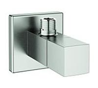 Robinet d'angle Grohe Eurocube 22012DC0, raccord mural 1/2", acier inoxydable