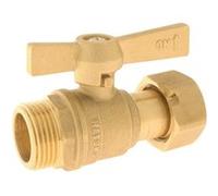 Robinet d'arrêt compteur 1/4 de tour, mâle / femelle 20 x 27 mm 20 x 27 mm G