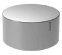 Robinet d'arrêt droit, raccordement eau froide 1/2", finition chrome