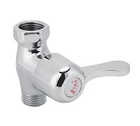 Robinet d'Arrêt Droit, Vanne de Salle de Bain en Cuivre avec Filetage G1/2 pour WC Cuisine Chauffe-Eau Installation Murale Étanchéité Parfaite