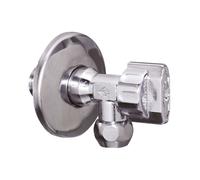 Robinet d'arret equerre-mm 1/2-pour tube 10 mm - PRESTO - 70412