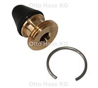Robinet d'arrêt HAAS 6048 pour chasse d'eau encastrée Grohe Dal, laiton
