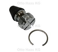 Robinet d'arrêt HAAS 6049 pour rinçage d'urinoir apparent Grohe Dal, laiton chromé