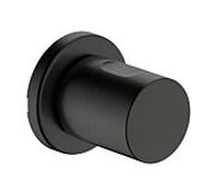 hansgrohe Zesis S robinet d'arrêt encastré, 74997340, Couleur: Chrome noir brossé