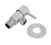 Robinet d'arrêt Robinet De Salle De Bains Vannes En Laiton Chrome Plaqué Contrôle De L'eau Vanne D'angle Vanne Cuisine Accessoires De Douche G1 / 2 '' Fil