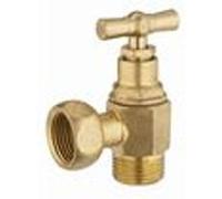Robinet d'arrêt wc équerre à clapet mâle femelle écrou libre MF3/8 (12x17) laiton brut NOYON & THIEBAULT - 297-I12L1 G