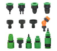 Robinet d'arrosage 1/4 ", connecteur rapide pour tuyau d'eau, 4/7 8/11 16mm, Joint 1/2 "1" 3/4 ", filetage mâle femelle, adaptateur d'irrigation goutte à goutte États-Unis Canada