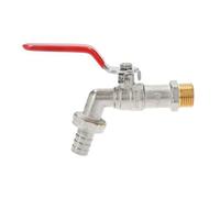 Robinet d'arrosage sphérique 1/4 de tour 1/2'' bec 3/4'' - GARIS - B02-RA1515