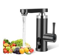 Robinet de 3300 W avec chauffe-eau instantané, chauffage rapide, convient pour la cuisine et la salle de bain