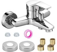Robinet de baignoire à levier unique Unyqoos® avec cartouche en céramique et mécanisme de vidange