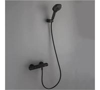 Robinet de baignoire cascade mitigeur thermostatique de bain/douche robinet de baignoire en laiton robinet mitigeur de bain-douche à double poignée ensemble de robinet de douche de baignoire à montage