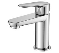Robinet de baignoire, robinet à levier unique, robinet pour salle de bain, hauteur 85 mm, économie d'énergie, laiton chromé