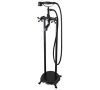 Robinet de baignoire VEVOR avec pieds en forme de pattes de lion, douchette à main et tuyau de 1,5 mètre de long, couleur : bronze huilé.