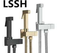 Robinet de bidet de salle de bain en laiton, mitigeur monocommande eau froide, douchette pulvérisatrice, robinet de toilette, poignée de toilette, jet Chrome