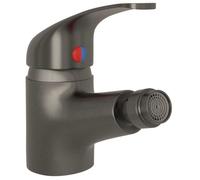 Robinet de bidet de salle de bain gris - VidaXL - Monotrou, corps et poignée en alliage de zinc
